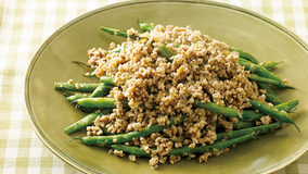 豚ひき肉といんげんの炒め物