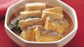 たらと焼き豆腐の煮物