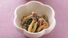 しめじとみつばのあえ物