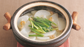 大根と干しえびの鍋