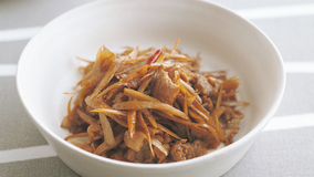 ごぼうと豚肉のきんぴら