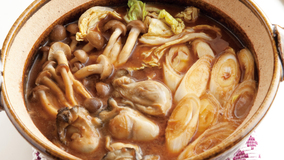 かきと野菜のみそ鍋