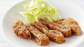 薄切り肉のみそはさみカツ
