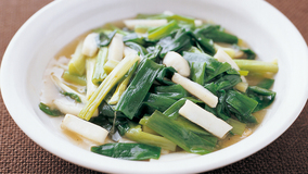 いかとわけぎのとろみ炒め