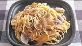 あさりのバターじょうゆパスタ