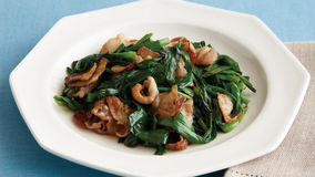 にらと豚肉の炒め物