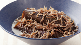 なすとじゃこの煮びたし