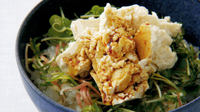 くずし豆腐のっけご飯