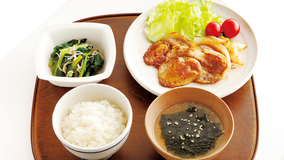 豚肉のしょうが焼き献立