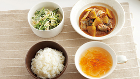 さばのみそ煮献立