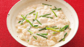 豆腐とたらこの煮物