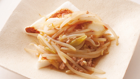 焼きはんぺんのもやしあんかけ