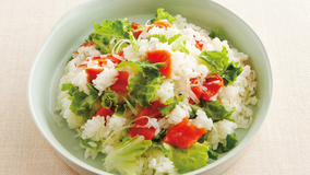 スモークサーモンとカールレタスのサラダずし