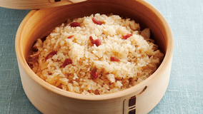 ささ身の梅おこわ