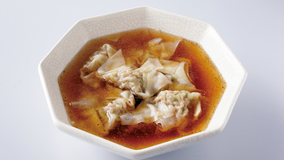 にらワンタンスープ