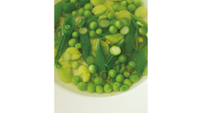 緑の豆スープ