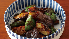 ピーマンとなすの鍋しぎ