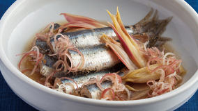 いわしのみょうが煮