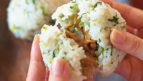 ルッコラおにぎり