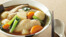 豆腐だんごの鶏手羽スープ