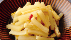 干し大根と油揚げの炒め煮