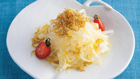 新たまねぎとカリカリじゃこのオリーブ風味