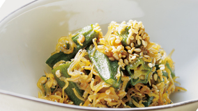 オクラとじゃこのしょうゆ煮