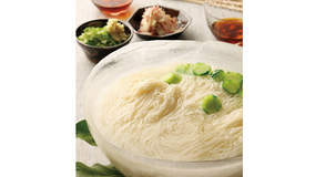 氷鉢のそうめん