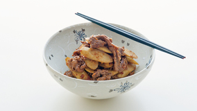 牛肉とごぼうのみそ炒め