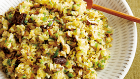 さばカレーチャーハン