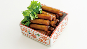 ごぼうの黒酢煮