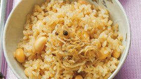 玄米大豆ご飯