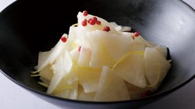 大根と柚子（ゆず）のあちゃら漬け