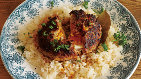 ロシア風ハンバーグ