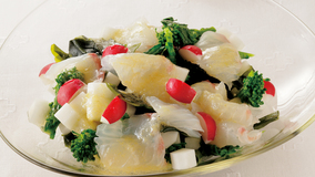 菜の花とたいのおかずサラダ