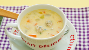 具だくさんクリームスープ