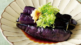 揚げなすのしょうがじょうゆ