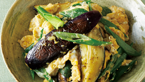 揚げなすの卵炒め