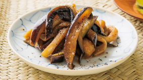 なすの黒砂糖漬け