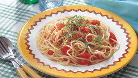生トマトのスパゲッティ