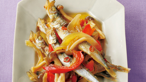 焼きししゃもの南蛮づけ