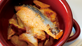 さけと秋野菜のチーズ焼き