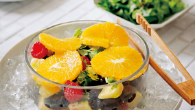 チーズとオリーブのマリネ