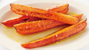 焼きにんじんのにんにく風味