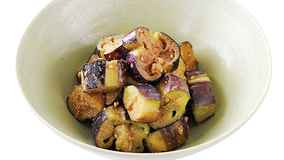 蒸しなすのナムル