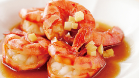 えびの中国風レンジ蒸し