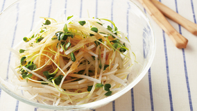 大根と貝割れ菜のサラダ