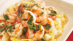 ゆでえびのナムプラーだれ