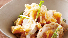 ゆで鶏のおろし漬け