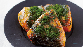 鮭の照り焼き 青のり風味